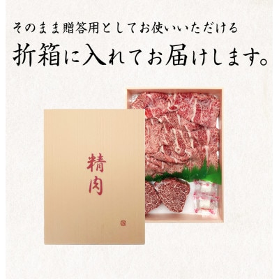 熊野牛A4以上ヒレシャトーブリアンステーキ200g(100g×2枚)&霜降り赤身こま切れ300g