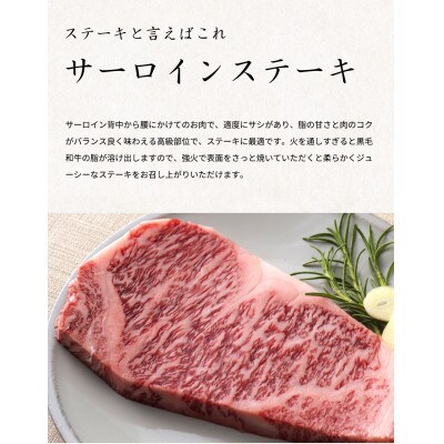 熊野牛A4以上ヒレシャトーブリアンステーキ100g×2枚&霜降りサーロインステーキ180g×2枚