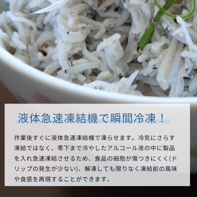 紀州和歌山湯浅産 釜揚げしらす 500g