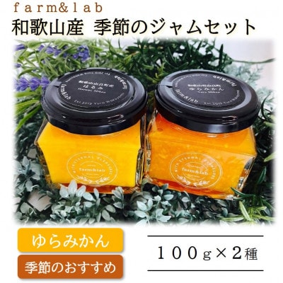 【無添加】和歌山産 季節のフルーツジャムセット(ゆらみかん+季節のおすすめジャム)　2個入