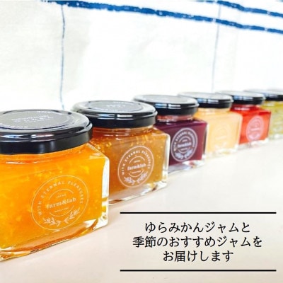 【無添加】和歌山産 季節のジャムセット (ゆらみかんジャム+季節のおすすめジャム) 8個入