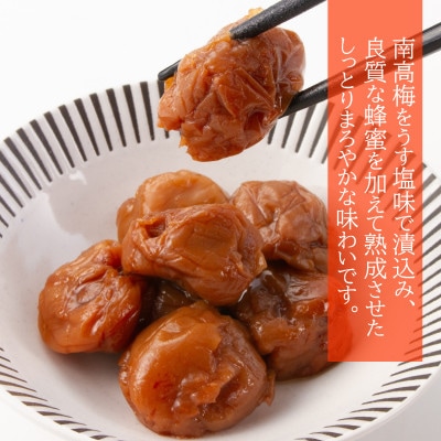 紀州南高梅つぶれはちみつ梅(塩分約8%)　450g