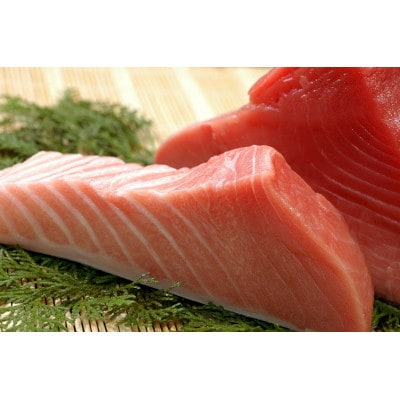 プレミア和歌山認証品 和歌山県串本産　本マグロ(養殖)トロ&赤身セット　240g(冷凍)
