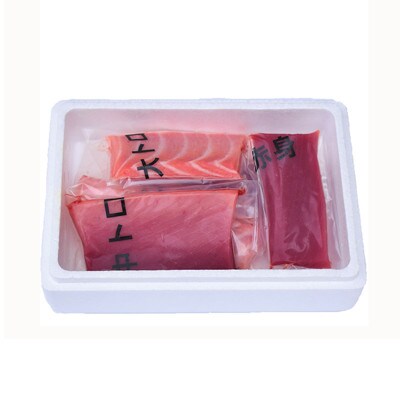 プレミア和歌山認証品 和歌山県串本産　本マグロ(養殖)トロ&赤身セット　500g(冷凍)