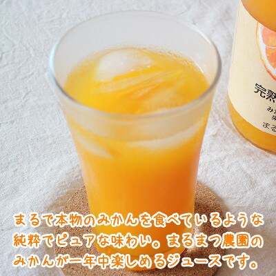 みかん農家が作った 温州みかんジュース 果汁100%ストレート720ml×2本 和歌山県
