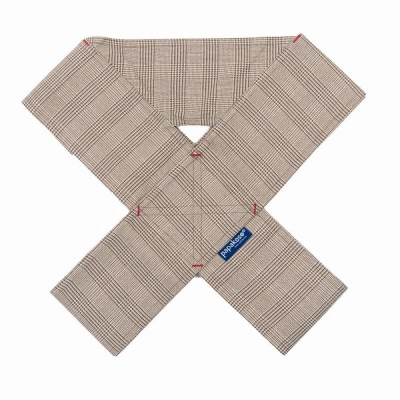 パパ専用抱っこひも グレンチェックベージュ〈パパコソ〉(Lサイズ)