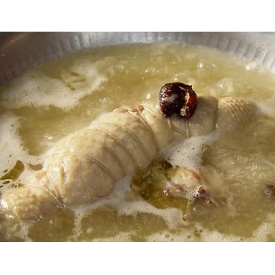 神山鶏やわらかむね肉の参鶏湯(サムゲタン) 1kg×5個　計5kg【GA002】