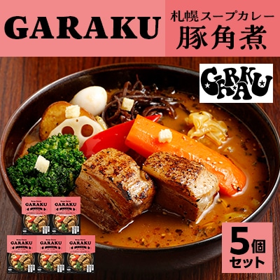 【2ヵ月毎定期便】札幌の名店カレー屋 GARAKU堪能!スープカレー2種とルーカレーの定期便全3回