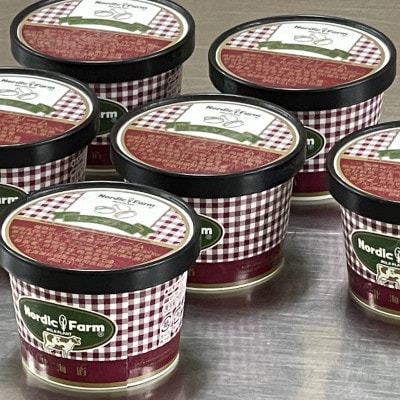ノルディックファーム・アイスクリーム【ピスタチオ】　120ml×6個
