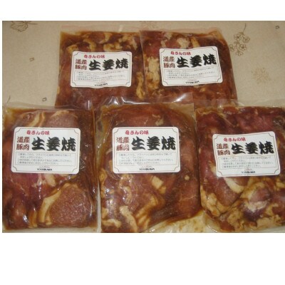 北海道産豚肉 生姜焼 300g×5パック 特製味付け 小分け