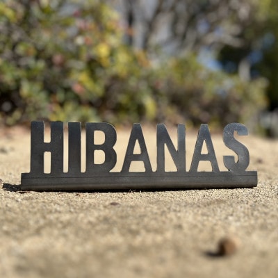 【HIBANAS】熟練の職人が作るオーダーメイド看板(表札) HIBAPLATE-Sサイズ
