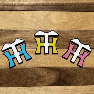 【HIBANAS】阪神タイガース承認　かわいい虎の磁石「TORAzy」3色セット