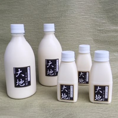 【こんな豆乳飲んだことない!】おいしい豆乳セット 500ml × 2本 / 180ml × 3本