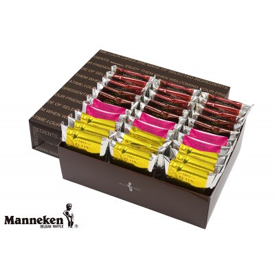 【冬季限定】マネケン ベルギーワッフル 30個入ギフトセット 4種入り(TN30-PIChWG)