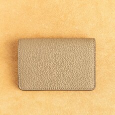 【シュランケンカーフ】免許証入れ二つ折りタイプ(トープ)