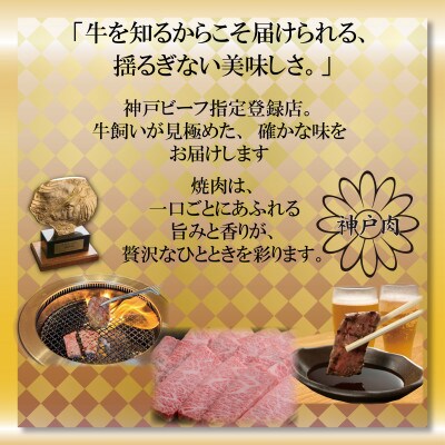 訳あり 神戸牛 焼肉用(部位おまかせ)400g AGY1 【2026年4月より順次発送】