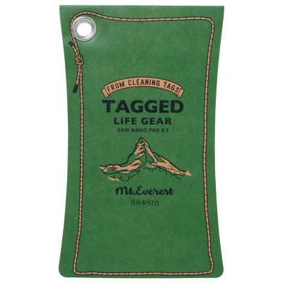 耐洗紙メモ、ノート【TAGGED　LIFEGEAR】　6種類セット(L)×2