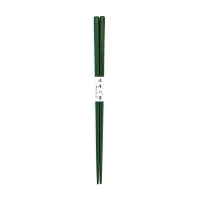 漆塗箸　乾漆箸　緑