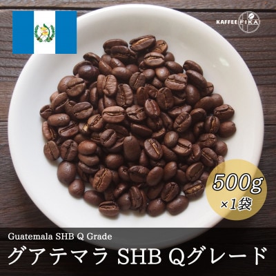 コーヒー豆 スペシャリティ Qグレード認証豆 グアテマラ SHB 中深煎り 500g