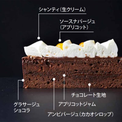 アンリ・シャルパンティエ監修　ザッハ・トルテ 1ホール(12cm・2~3名様)