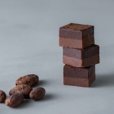 2層の生チョコがとろける「生チョコ ビター」