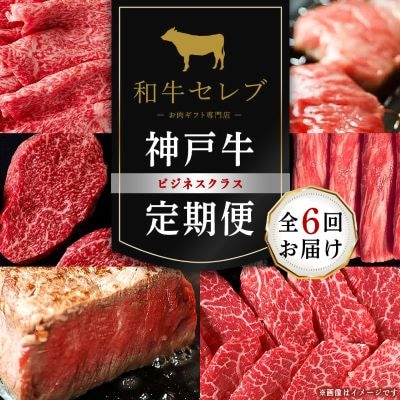 【毎月定期便】和牛セレブの神戸牛定期便「ビジネスクラス」全6回