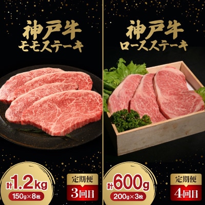 【毎月定期便】神戸牛ステーキ豪華頒布会全6回