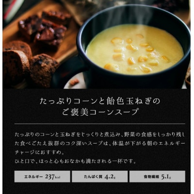 ミシュランシェフ×管理栄養士監修『三ツ星級 本格手作りスープ』(6袋セット)