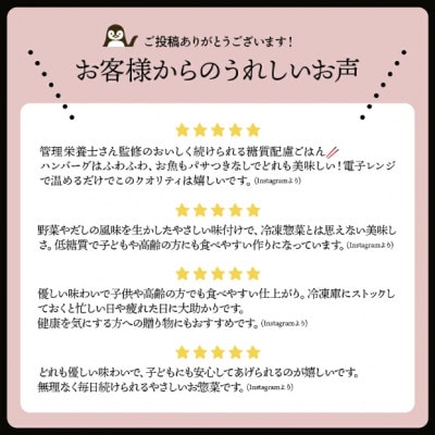 【冷凍惣菜】げんき惣菜simpleセット(全9種) /手作り・管理栄養士監修・糖質30g以下