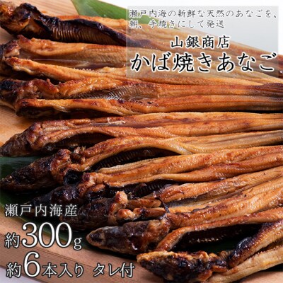 山銀商店 かば焼きあなご(約300g/約6本入り)[No.5735-0706]