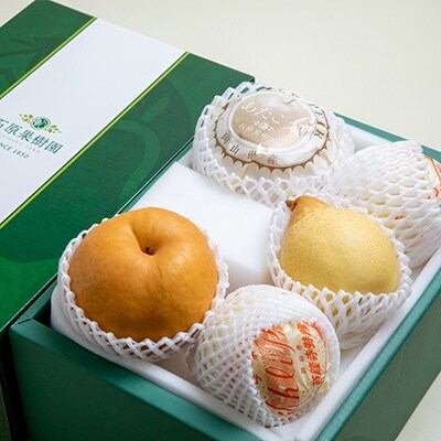 先行受付 石原果樹園 あたご梨 鴨梨 ヤーリー 詰合せ 合計約3kg No 5735 0949 お礼品詳細 ふるさと納税なら さとふる