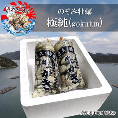 のぞみ 牡蠣  [極純]  剥き身 ( 一年牡蠣 )500g×2パック [No.5735-1711]