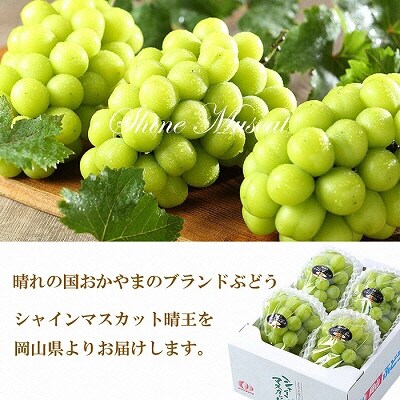 シャインマスカット 晴王 3房～6房 約2kg 岡山県産[No.5735-1660]