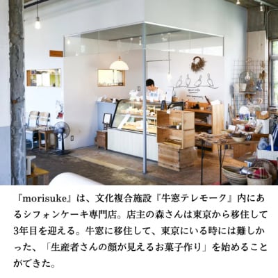 【国産小麦・無添加】シフォン ケーキ アソート セット 5個入[No.5735-1771]
