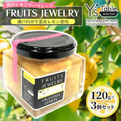 FRUITS JEWELRY 岡山 レモン マーマレード 3個 セット [No.5735-1824]