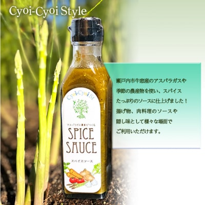アスパラガス スパイス ソース 3本(1本あたり200ml) 調味料  [No.5735-1874]