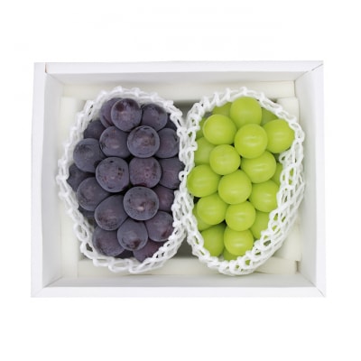 シャインマスカット&ニュー ピオーネ  各1房 約1.2kg  岡山県産[No.5735-3262]