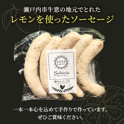 瀬戸内レモンソーセージ・干し肉160g 詰め合わせ セット 手作り   [No.5735-3384]