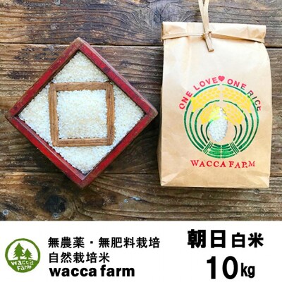 瀬戸内自然栽培米 令和8年産「朝日」白米 10kg(5kg×2袋)  [2121057]
