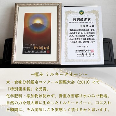 【毎月定期便】＜特別優秀賞＞ 長野県産ミルキークイーン 無洗米5キロ 全6回