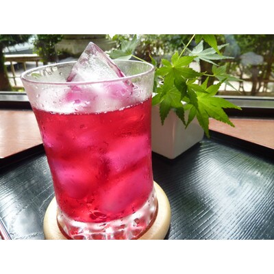 信州産　ブルーベリージャム3本と三種の紫蘇のお飲み物詰合せ　アントシアニンたっぷりセット