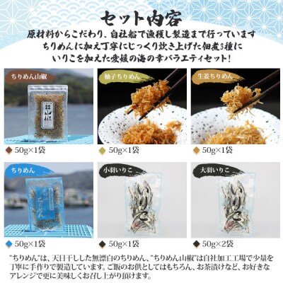 <今市水産 ちりめんバラエティセットB>　詰合せ　食べ比べ　魚介　西予　明浜