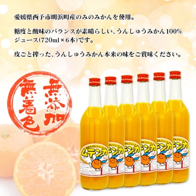 ムテンカ(明浜みかんジュース)6本セット