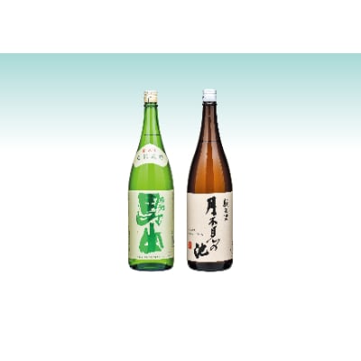 男山・月不見の池　純米酒2本組み合わせ　1.8L 各1本