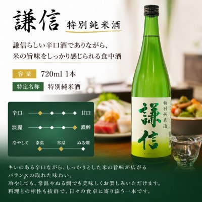 糸魚川地酒 謙信 特別純米酒 720ml