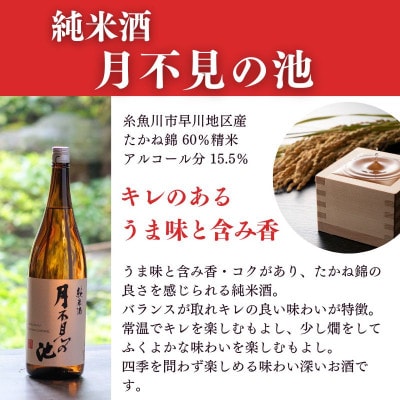 月不見の池 純米吟醸・純米酒 720ml×各1本 計2本 飲み比べセット
