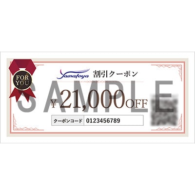 クリーニング　クーポン券　21000円