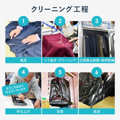 宅配クリーニング10点コース(保管なし)ボタン修理・毛玉取り付き!