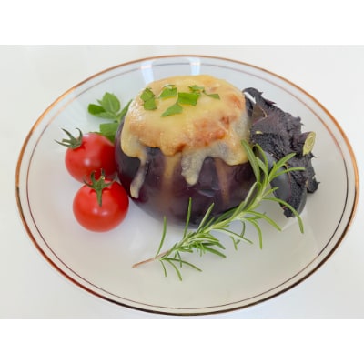 新潟県糸魚川産　ブランドナス「越の丸茄子」　1箱9玉入り(約2kg)