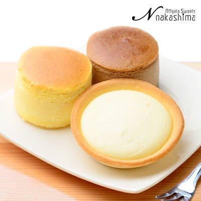 チーズとショコラのスフレとタルトのセット